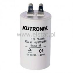 5uF 450V kond. rozruchowy ( konektory) 34x65