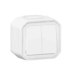 Włącznik światła, 10A, 250V, 1-biegunowy, IP55 Plexo, Legrand