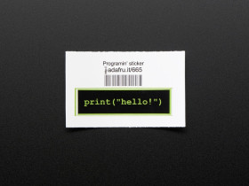 Learn to program - Sticker! [Discontinued]