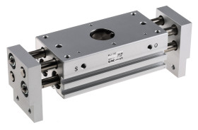 Chwytak pneumatyczny, palce: 2, Podwójna, M5 x 0,8, Równoległy, 0,6 MPa