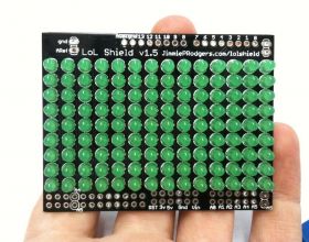 Shield DoD - wyświetlacz 9x14 diod LED zielonych