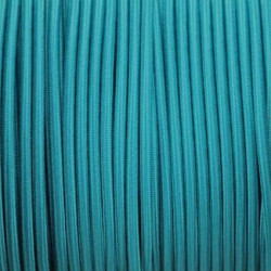 Kabel 2 żyłowy niebieski 2x0,75mm2 - 1m w oplocie