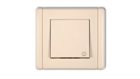 Flexi Przycisk /Światło/ Beżowy 1Fwp-5
