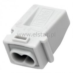 Złącza elektryczne typu Wago 2x2,5mm, szara