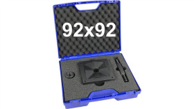 Wycinak Kwadratowy Do Otworów W Stali 92X92 Mm / Otwornica Do Blachy 92X92mm...