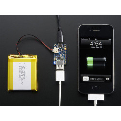 Adafruit 1944 PowerBoost 500 USB Charger Recharge/Boost 3.7V Li-Po to 5V @500mA&#x2B;