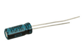 Kondensator; niskoimpedancyjny; elektrolityczny; 47uF; 35V; LE1V470MC110A00CE0; fi 5x11mm; 2mm; przewlekany (THT); luzem; Changz