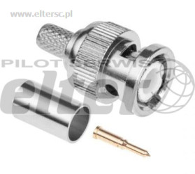 Wtyk BNC na RG59 zaciskany