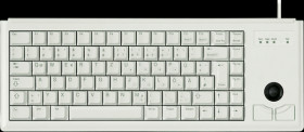 G84-4400LPBEU-0 Keyboard - PS/2 - grey - compact - trackball - US