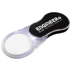 Engineer® SL-33 LED-Illuminated Foldaway Pocket Loupe (3.5x)