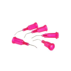 Igła dozownicza zagięta do fluxu, kleju 0,26mm, 25G - 5 szt.