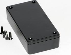 ABS enclosure, (L x W x H) 99 x 51 x 20 mm, black (RAL 9005), IP54, 1591XXABK