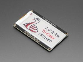 Adafruit 2.9" Red/Black/White eInk Display Breakout - THINK INK