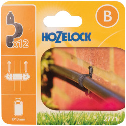 Hozelock 100-001-340 2771 Wall Clip 13mm (Pack 12)