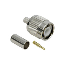 TruComponents 160809 TNC connector Plug, straight 50 &#x3A9;