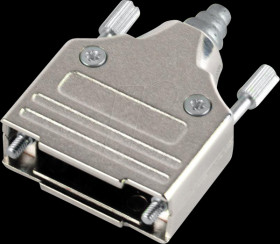 MHEE-37-K D-Sub cap, 37-pin, straight, silver, size C
