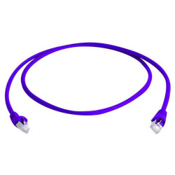 Teleg&#xE4;rtner 100008685 Network Cable CAT 6A S/FTP 5m Purple Flame-retardant