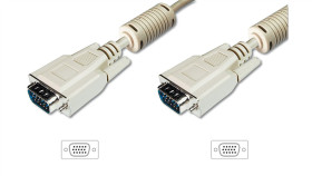 Kabel Połączeniowy Svga Typ Dsub15/Dsub15, M/M Beżowy 3M Ak-310103-030-E