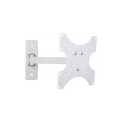Uchwyt Ścienny TV LED/LCD 19-37 cali 25kg Obrotowy Biały