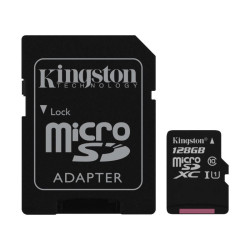 Karta pamięci micro SDXC 128G K KINGSTON Class 10 z adapt.SD UHS-I