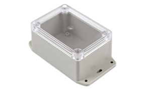 Obudowa ogólnego użytku ABS szerokość zew. 75 mm długość zew. 105 mm wys. zew. 55 mm Hammond IP65 Jasnoszary