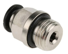 Adapter gwintowany prosty gwint – rura, 20 barów