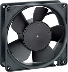 DC axial fan, 24 V, 127 x 127 x 38 mm, 216 m³/h, 46 dB, ball bearing, ebm-papst 5214 NN