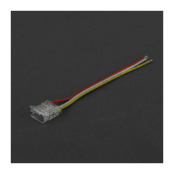 Złączka LED 12mm RGB/RGBW/RGBCCT COB DIGITAL Jednostronna zatrzaskowa z przewodem 10cm,...