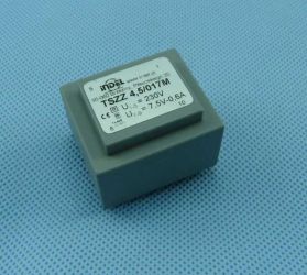 TSZZ-4,5/017M 7,5V/0,6A TRAFO PCB