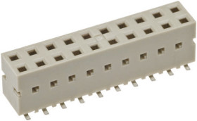 Gniazdo PCB 4 -pinowe 2 -rzędowe raster: 2.54mm Listwa gniazdowa Proste SMD