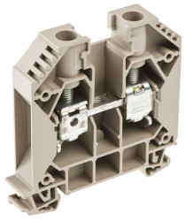 Blok zacisków przelotowych Weidmuller poziomy: Pojedynczy 14 → 6AWGŚruba WDU 76A 690 V