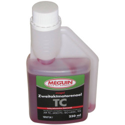 Meguin 2053 2-Stroke Oil 250ml Semi-Synthetic Low Smoke Optimal Lube