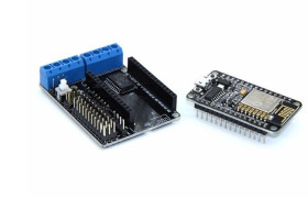 Motor Shield for NodeMCU V2 ESP8266 - Remote DC Motor Control - DIY