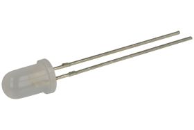 Dioda LED; S500TW2G-T; 5mm; biały; Światłość: 4÷5cd; 80°; dyfuzyjna; 3,2V; 20mA; 0nm; przewlekany (THT); Yetda; RoHS