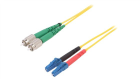Fibrain-Patch-053 Patch Cord Światłowodowy Fc/Apc,Lc/Upc 1M Światłowód: 9/125Um