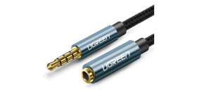 Ugreen Adapter Przejściówka Mini Jack 3,5Mm 0,5M Niebieski (Av118)