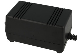 Obudowa; ręczna; do zasilaczy; Z66 ABS; ABS; 130mm; 79mm; 65mm; IP30; czarny; RoHS; Kradex