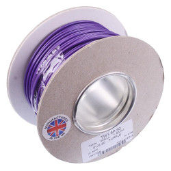 Purple 1.5mm² Thin Wall Cable 21/0.3mm 50M