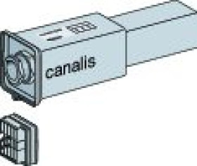Canalis, kaseta zasilająca dla KBB, 40A, lewa, biała KBB40ABG4W