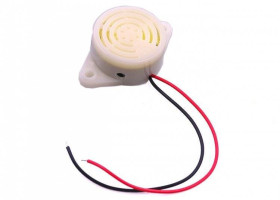 BUZZER BRZĘCZYK AKTYWNY Z GENERATOREM 12V 3-24V PRZERYWANY COFANIA