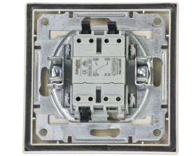 Łącznik Asfora schodowy IP44 kremowy z ramką EPH0400423