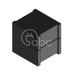 Moduł uszczelniający KT mały, KT 2, z otworem 1x2-3 mm, 41302