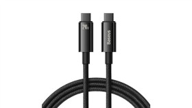 Kabel Baseus Cawj040101 Usb-C - Usb-C 240W 480Mb/S 2M - Czarno-Szary