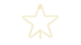 Neon Led Christmas Gwiazda Ciepła Biała Flne22 Forever Light