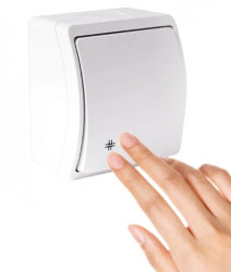 VIPLAST KOALA Łącznik Krzyżowy Hermetyczny Biały