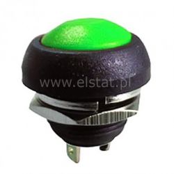 Przycisk okrągły chwilowy NO (zwierny) zielony