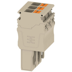 Weidm&#x171;ller 2882690000 Plug PUSH IN 6mm Unshrouded Male Connector