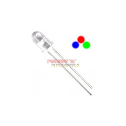 Dioda LED 5mm RGB 2 nogi wolno zmieniająca kolory