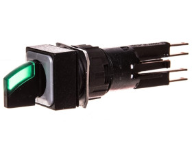 Napęd przełącznika 2 położeniowy zielony z podświetleniem bez samopowrotu Q18LWK1R-GN/WB 039247
