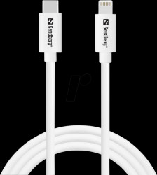 136-58 Sync and charging cable, USB-C > Lightning, 1 m